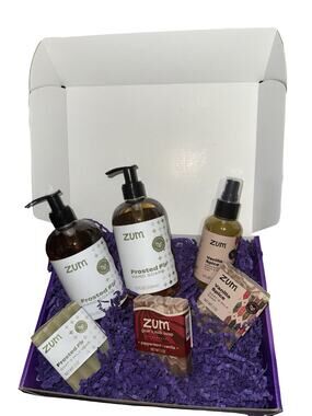 Zum Natural Goat’s Milk 3 Soap Bars, 2 Hand Soap, Room Spray